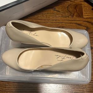 Patent leather pumps